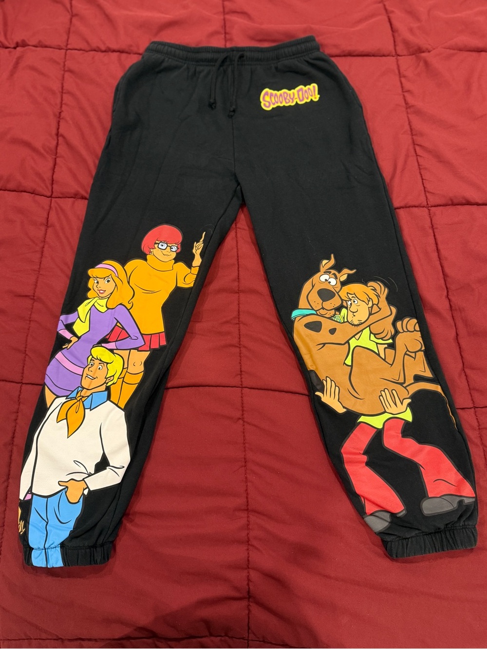 MAD Engine Black Scooby-Doo Graphic Joggers